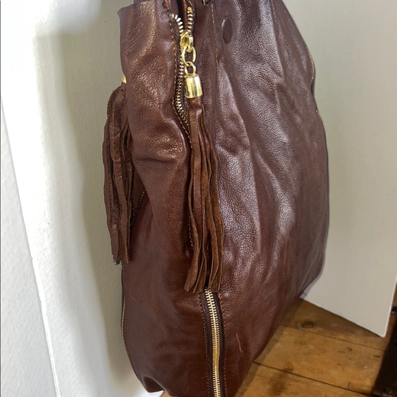 ☀️SALE☀️Vintage Pebbled Leather Tote Bag - Picture 8 of 13